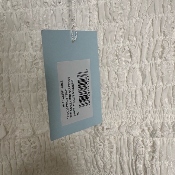NEW NWT Hill House Azalea Mini Nap Dress White Eyelet XL - Picture 6 of 8